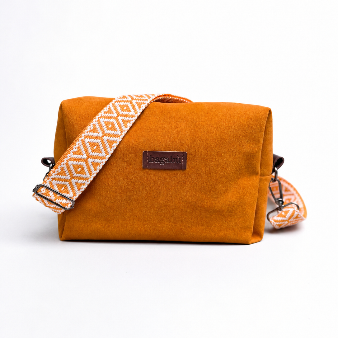 orange rambler bag