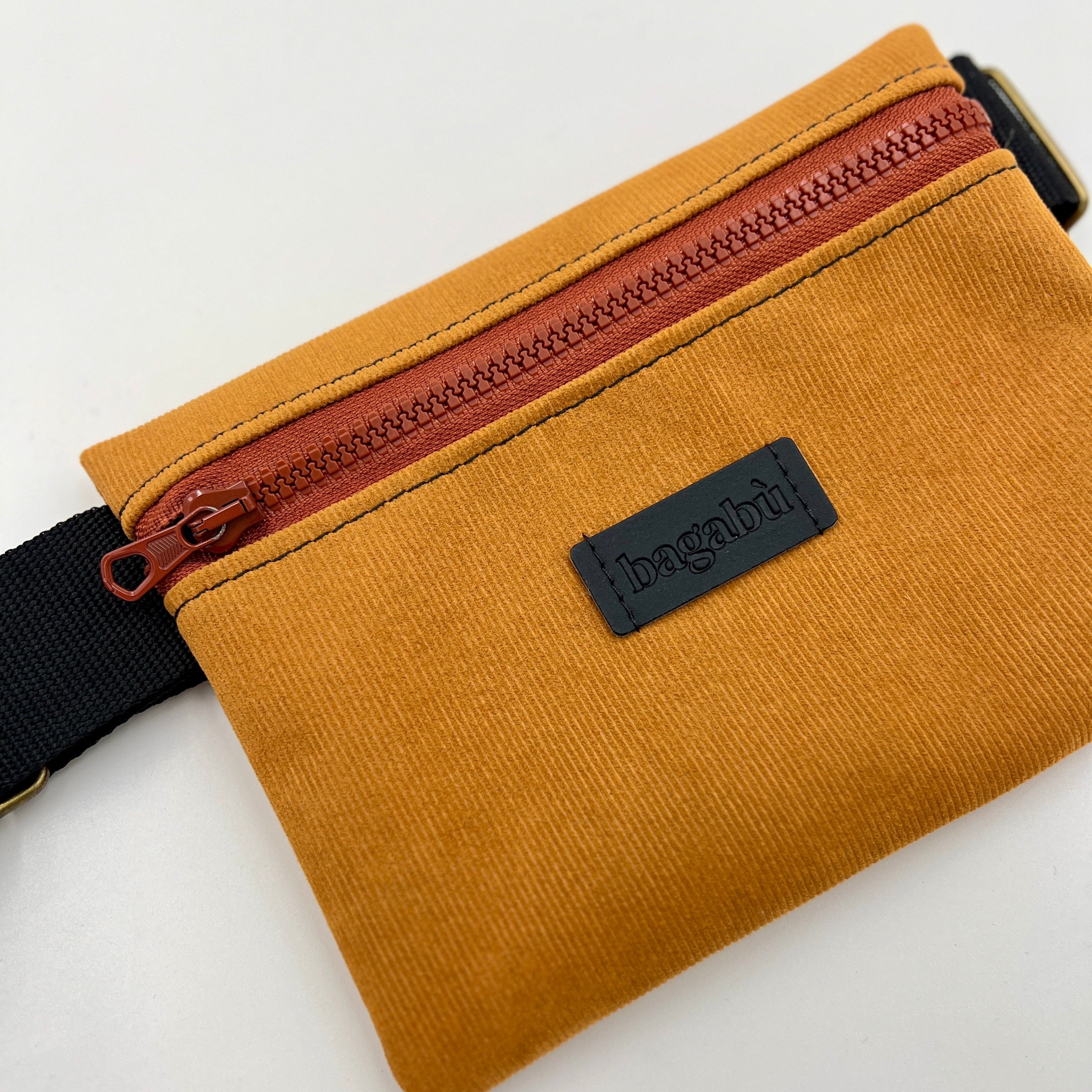 Orange Patterned Waist Bag