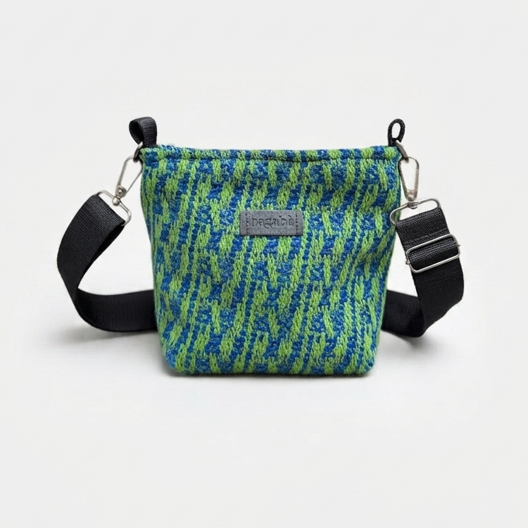 wool green bag