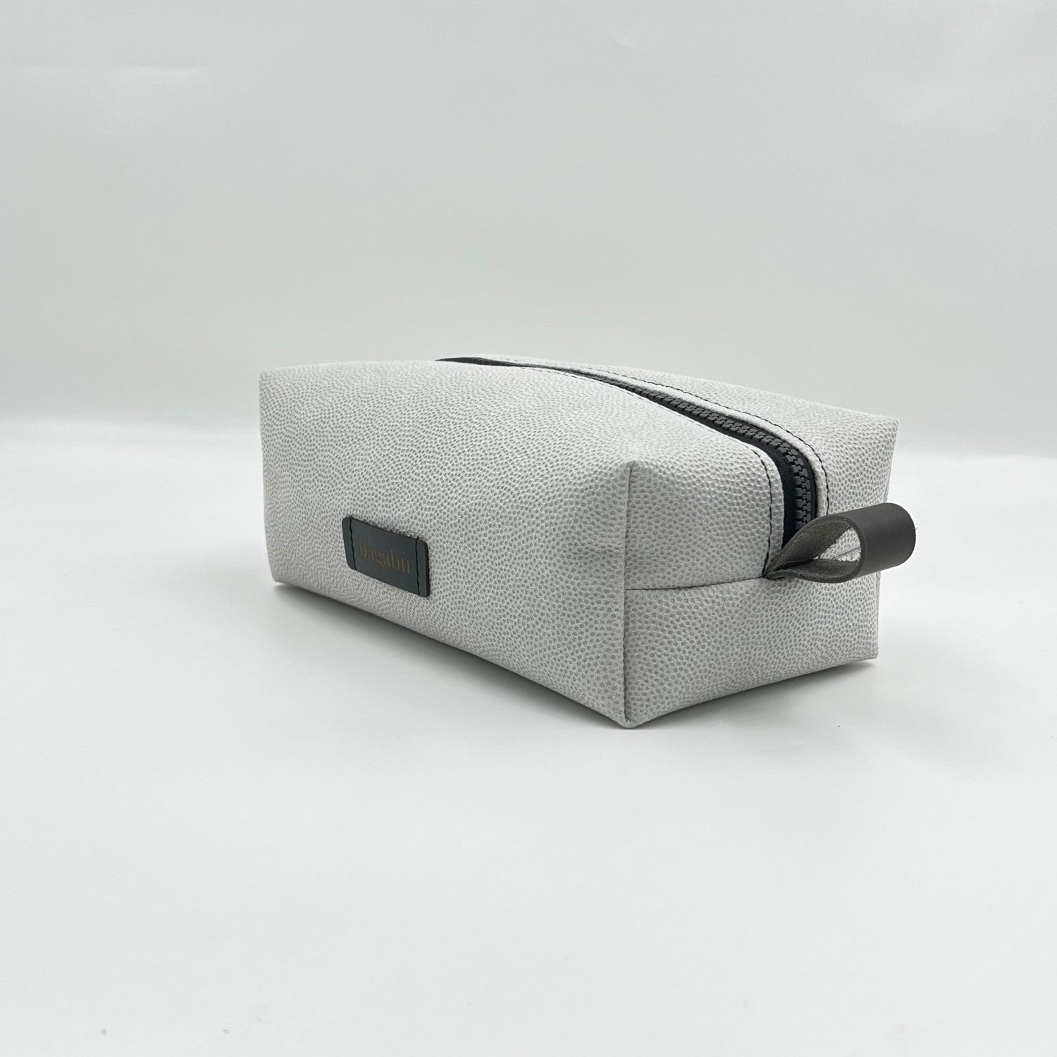white toiletry bag