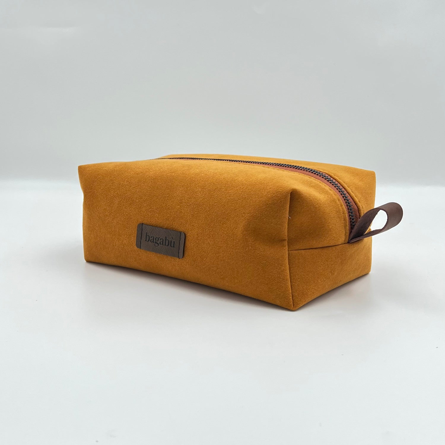 orange toiletry bag
