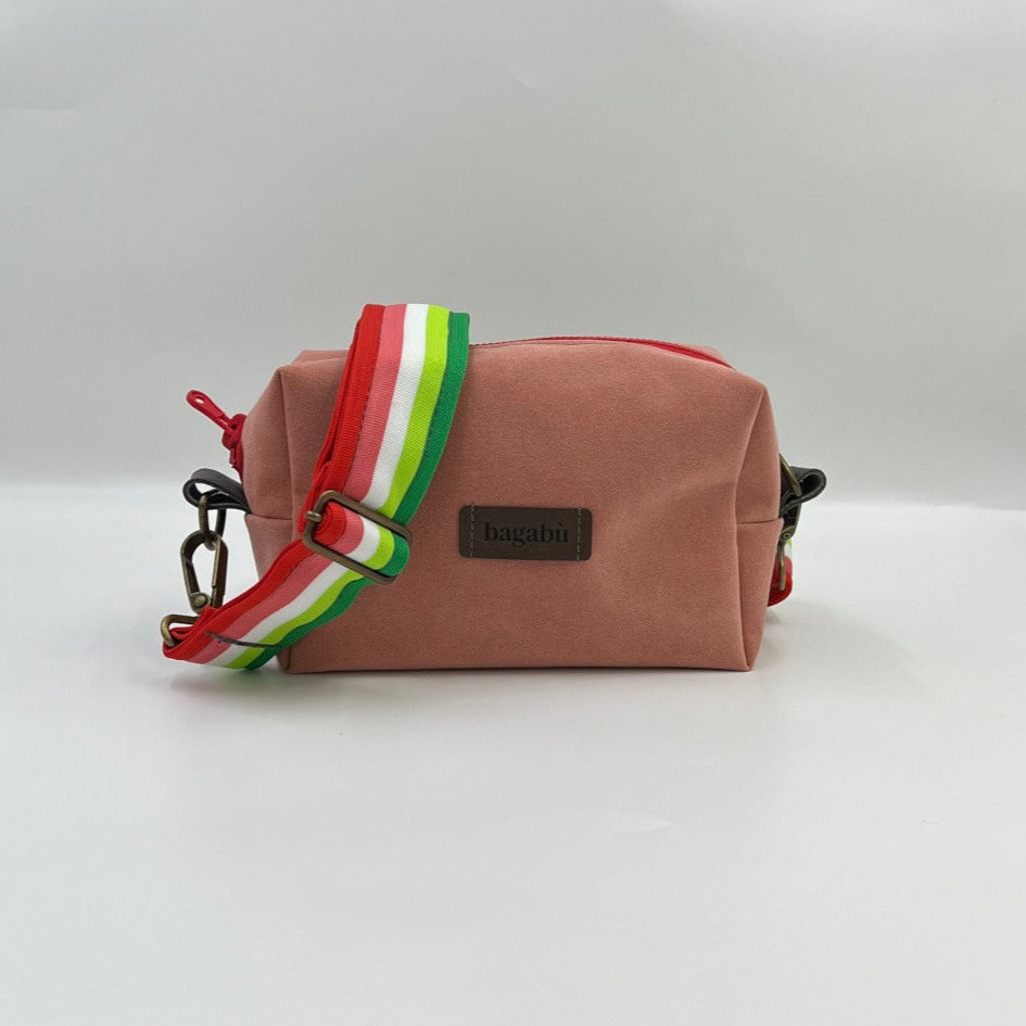 pink shoulder bag
