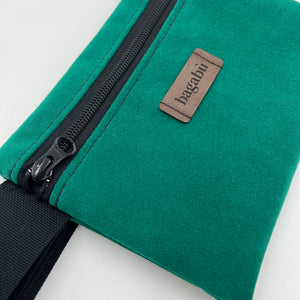forest green belt bag